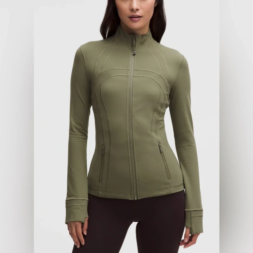 🆕Lululemon🍋Define Jacket Nulu Other Colour Bay Leaf Sz 4